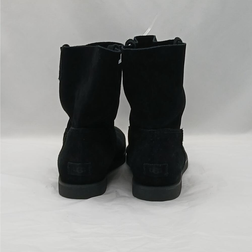 UGG Josefene Boots Women's Size 6 Black Suede Slip On Grunge Gorpcore Booties - Picture 4 of 10